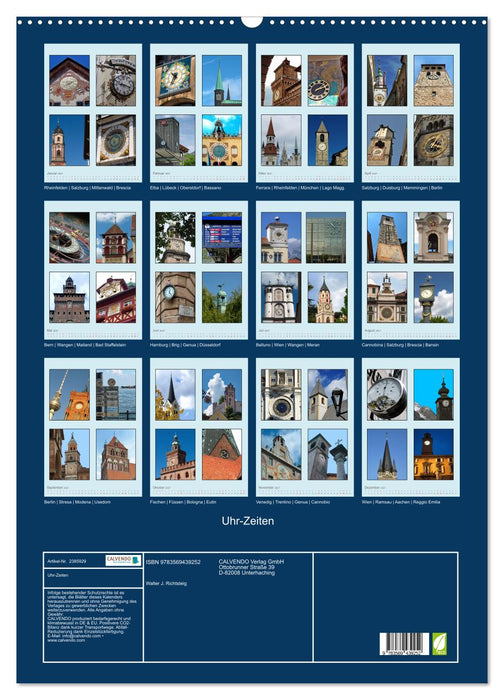 Uhr-Zeiten (CALVENDO Wandkalender 2027)