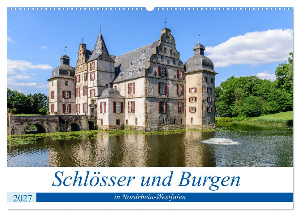Schlösser und Burgen in NRW (CALVENDO Wandkalender 2027)