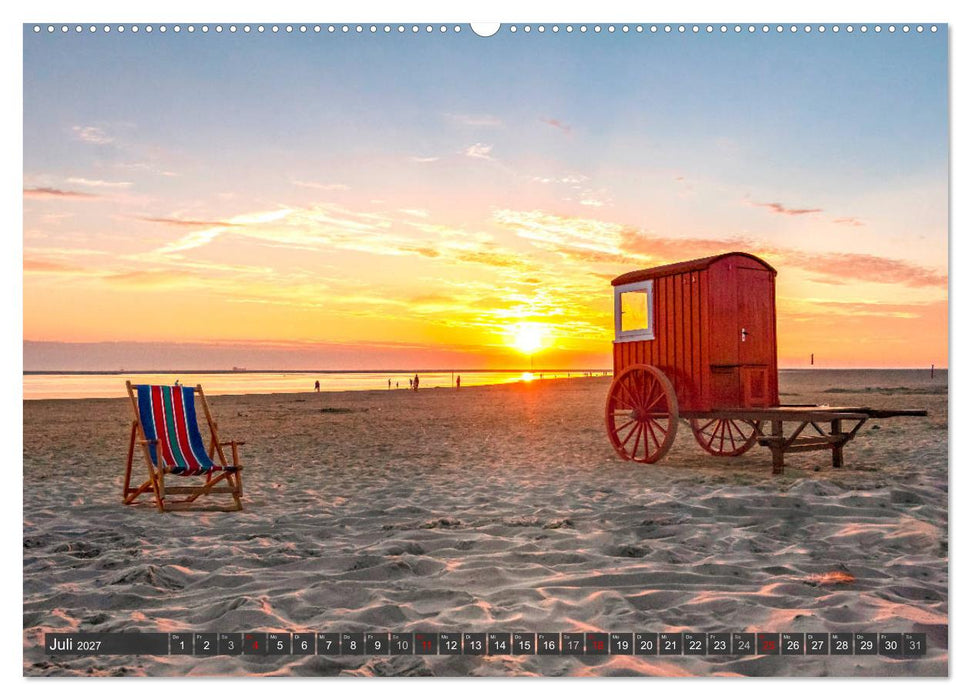 Bezaubernde Farbspiele am Meer (CALVENDO Premium Wandkalender 2027)