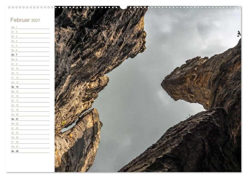 Gen Himmel - Elbsandstein (CALVENDO Premium Wandkalender 2027)