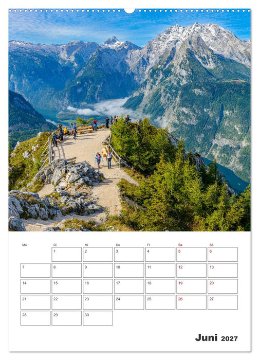 Vier Jahreszeiten im Berchtesgadener Land (CALVENDO Wandkalender 2027)