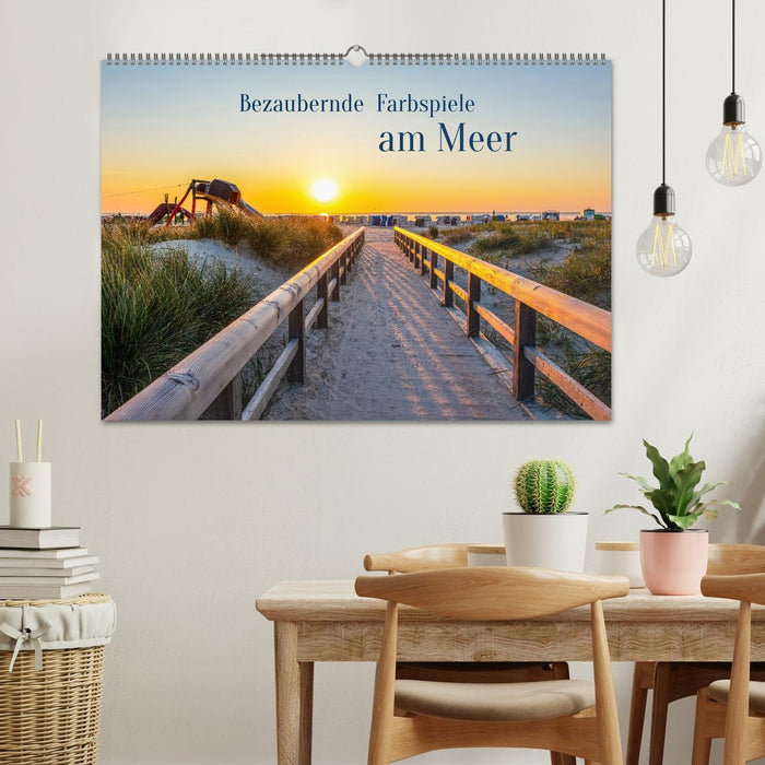 Bezaubernde Farbspiele am Meer (CALVENDO Wandkalender 2027)