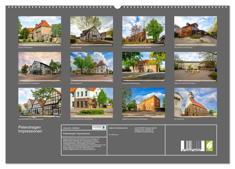 Petershagen Impressionen (CALVENDO Premium Wandkalender 2027)