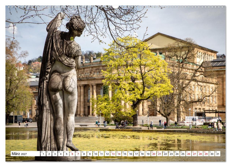 Stuttgart kreuz und quer (CALVENDO Premium Wandkalender 2027)