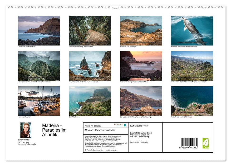 Madeira - Paradies im Atlantik (CALVENDO Premium Wandkalender 2027)