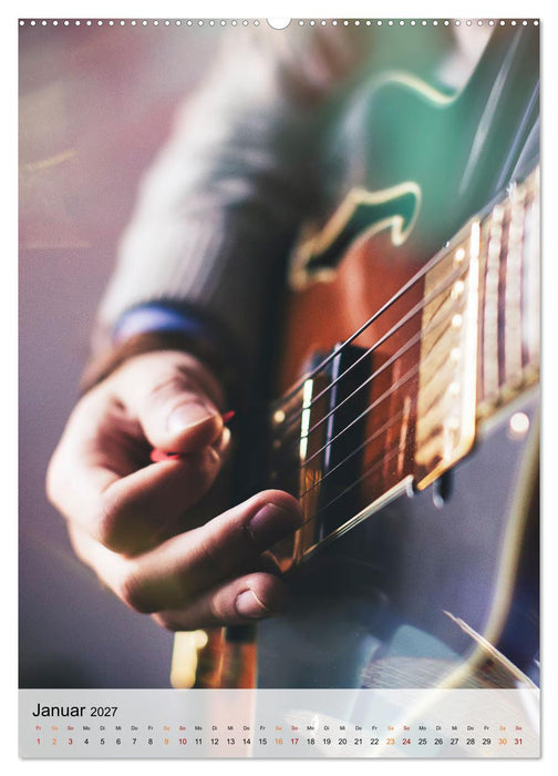 Gitarren Liebe (CALVENDO Wandkalender 2027)