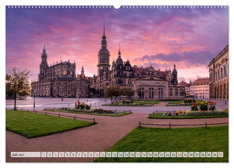 Dresden - Stadt des Barock (CALVENDO Premium Wandkalender 2027)