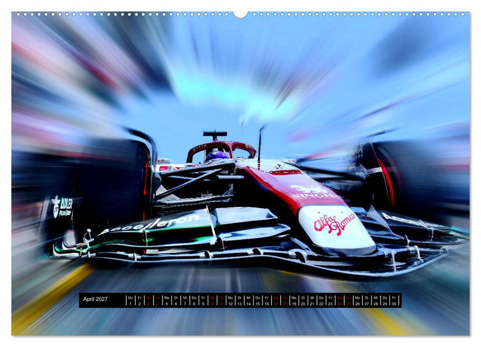 Vollgas in der Formel 1 (CALVENDO Wandkalender 2027)