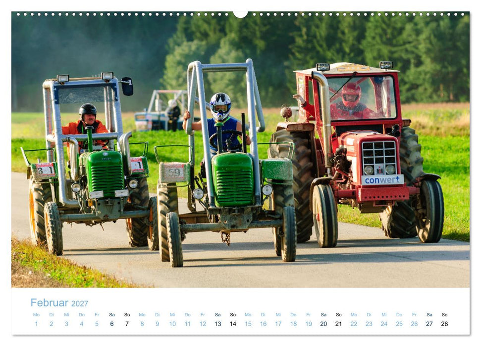 Traktorrennen - die 24 Stunden von Reingers (CALVENDO Premium Wandkalender 2027)