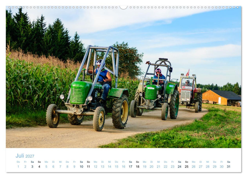 Traktorrennen - die 24 Stunden von Reingers (CALVENDO Premium Wandkalender 2027)