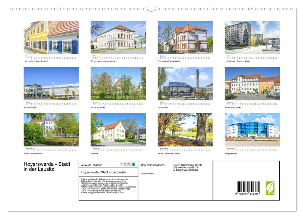 Hoyerswerda - Stadt in der Lausitz (CALVENDO Premium Wandkalender 2027)