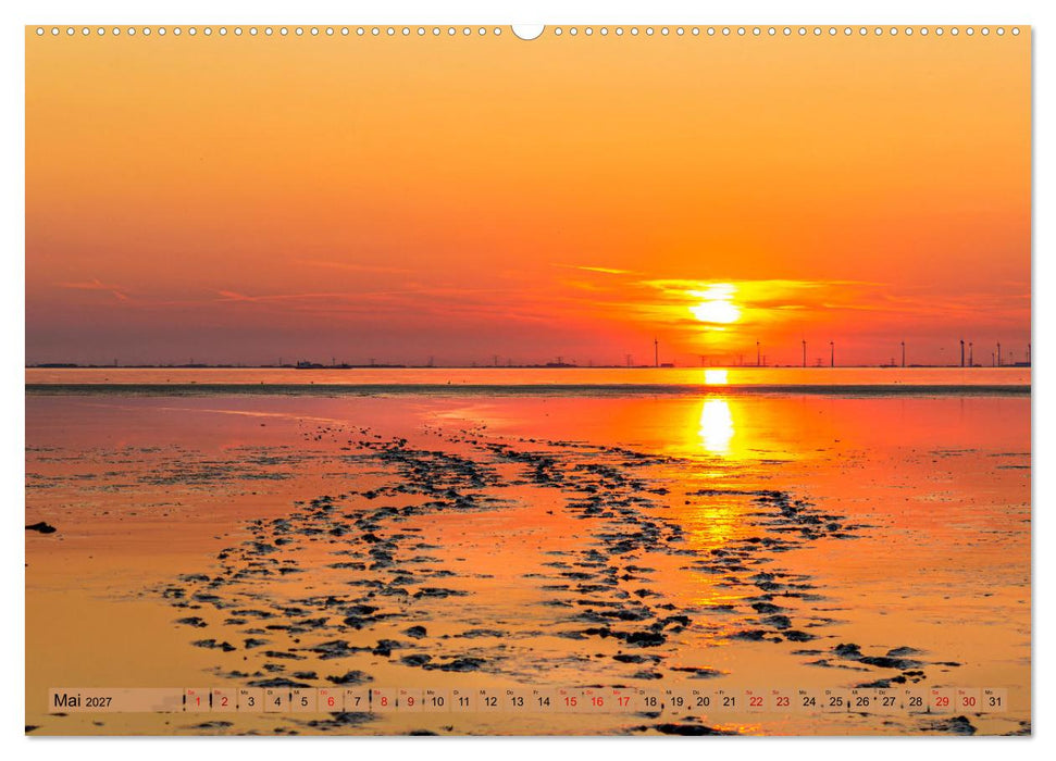 Nordsee - Sehnsuchtskalender zu Strand und Meer (CALVENDO Premium Wandkalender 2027)