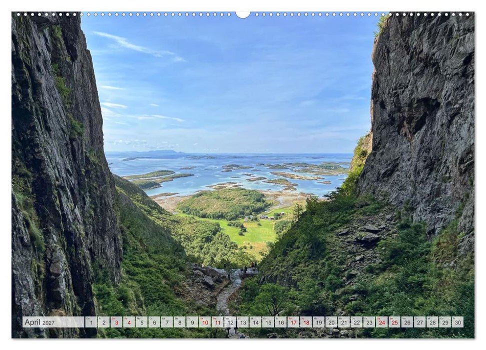 Wandern in Norwegen - Einklang von Gebirge und Meer (CALVENDO Wandkalender 2027)