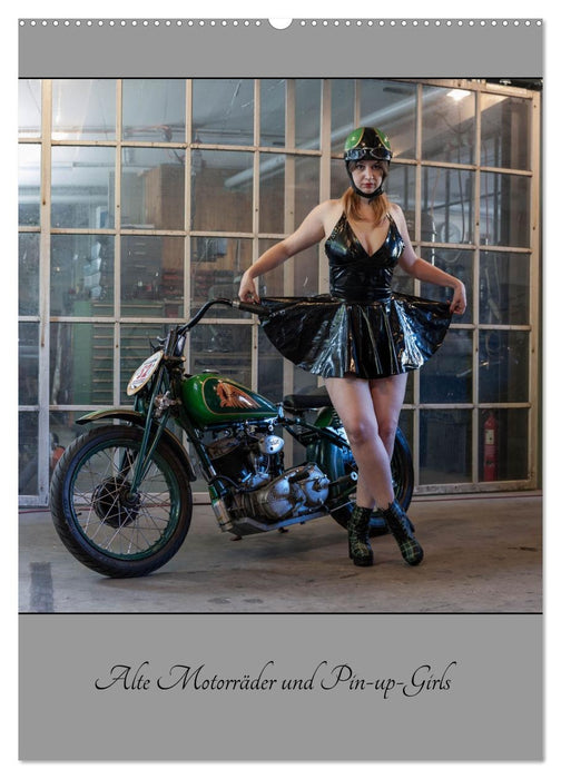 Alte Motorräder und Pin-up-Girls (CALVENDO Wandkalender 2027)