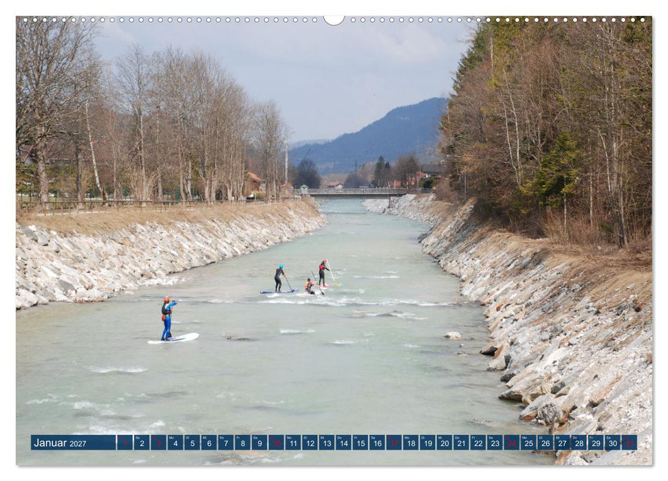 Wildwasser Stand up (CALVENDO Wandkalender 2027)
