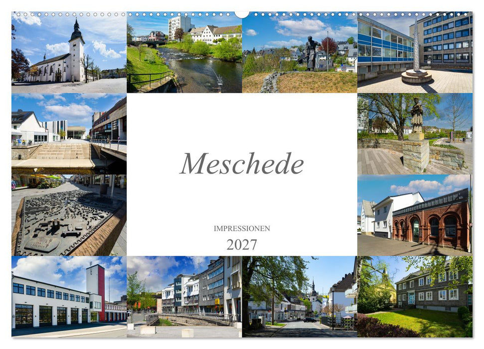Meschede Impressionen (CALVENDO Wandkalender 2027)