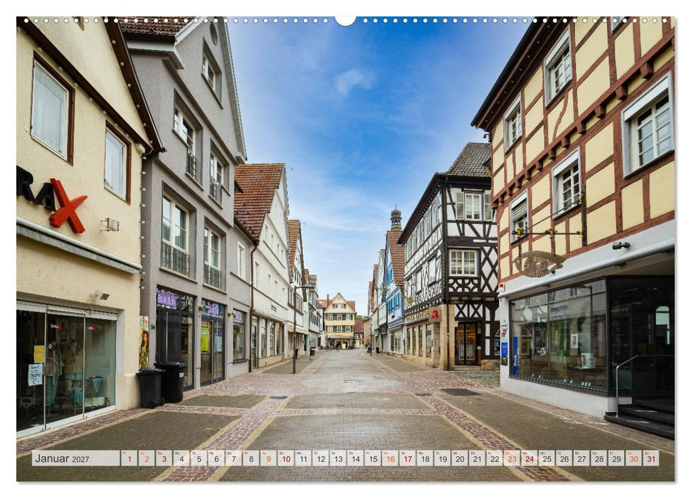 Kirchheim unter Teck Impressionen (CALVENDO Wandkalender 2027)