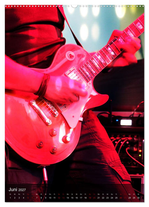 Rockgitarren in Concert (CALVENDO Premium Wandkalender 2027)