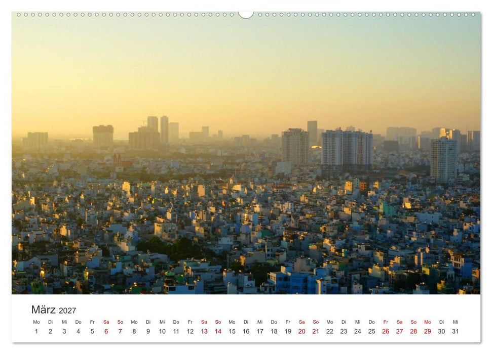 Vietnam - Das beeindruckende Land am Pazifik. (CALVENDO Wandkalender 2027)