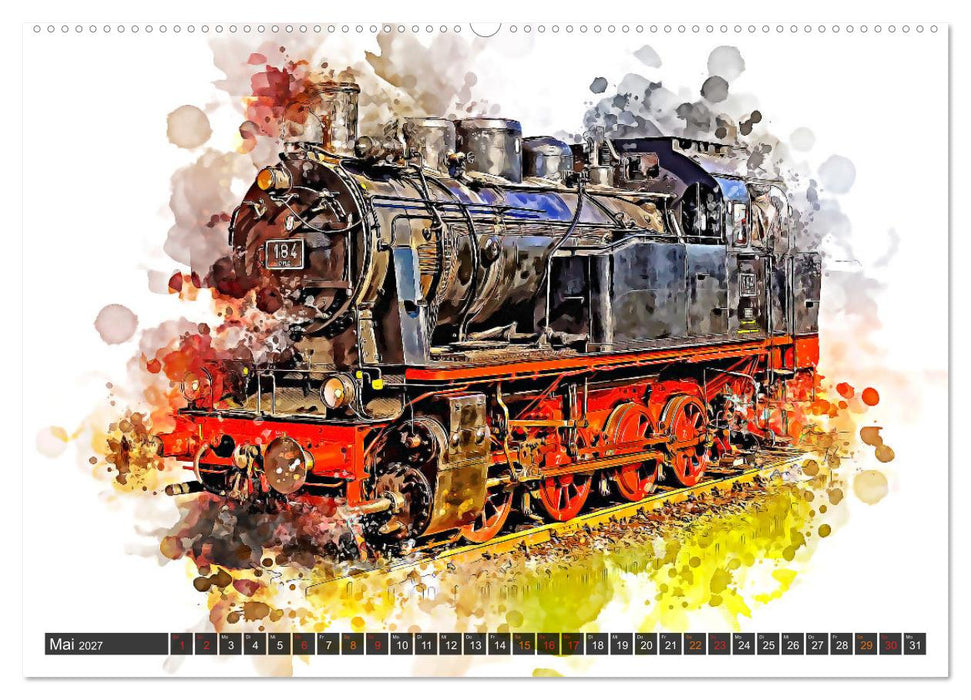 Beeindruckende Dampflokomotiven (CALVENDO Wandkalender 2027)