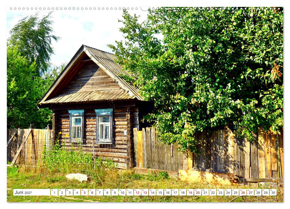 Dorfidylle - Landleben in Russland (CALVENDO Wandkalender 2027)