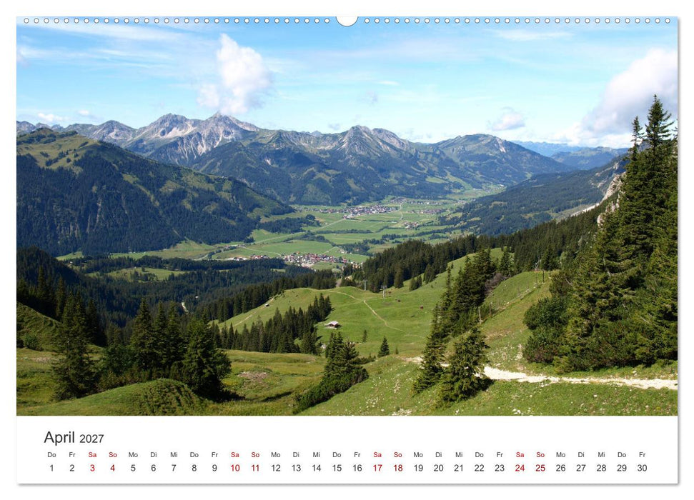 Bergerlebnisse im Tannheimer Tal (CALVENDO Wandkalender 2027)