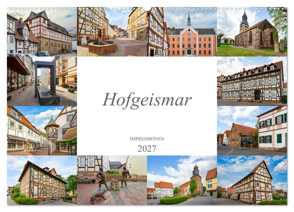 Hofgeismar Impressionen (CALVENDO Wandkalender 2027)