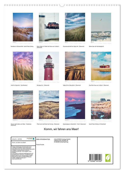Komm, wir fahren ans Meer! (CALVENDO Wandkalender 2027)