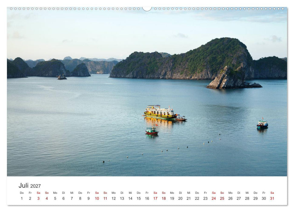 Vietnam - Einzigartige Städte und wunderschöne Natur. (CALVENDO Premium Wandkalender 2027)