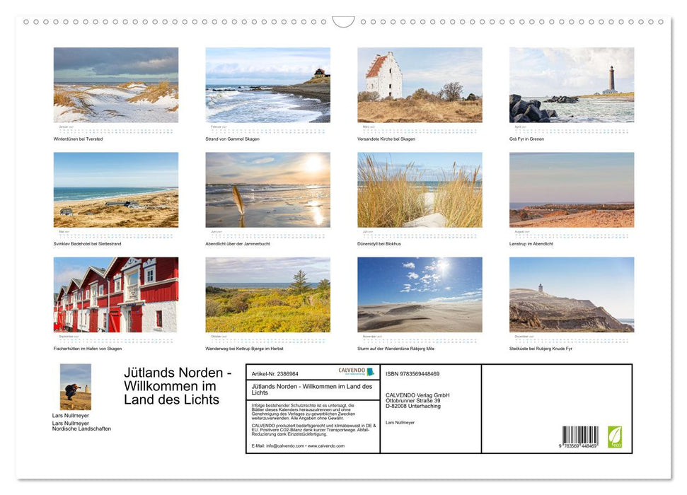 Jütlands Norden - Willkommen im Land des Lichts (CALVENDO Wandkalender 2027)