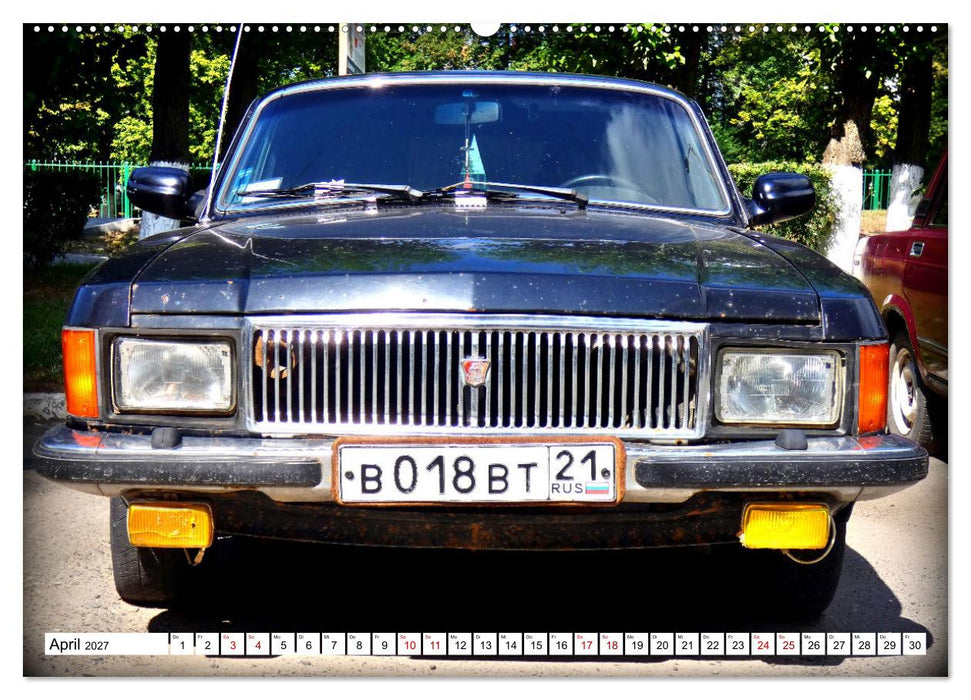 WOLGA - Auto-Legende der UdSSR (CALVENDO Premium Wandkalender 2027)