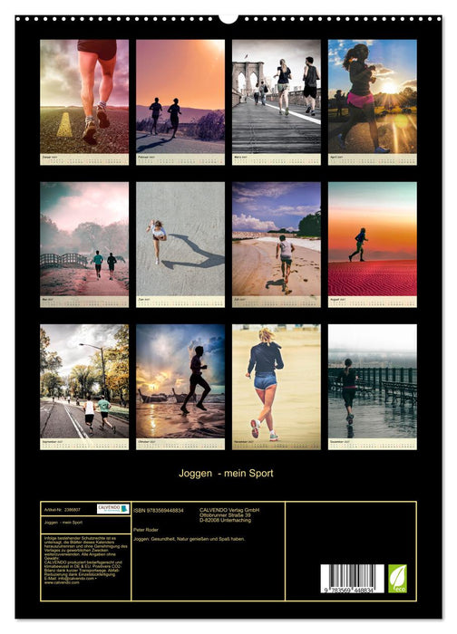 Joggen - mein Sport (CALVENDO Premium Wandkalender 2027)