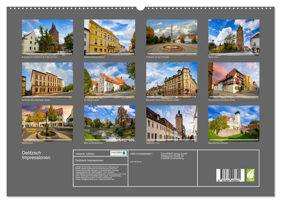 Delitzsch Impressionen (CALVENDO Wandkalender 2027)