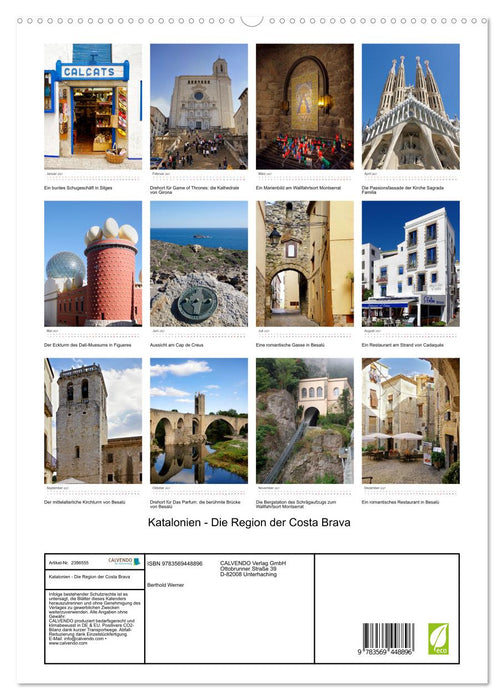 Katalonien - Die Region der Costa Brava (CALVENDO Premium Wandkalender 2027)