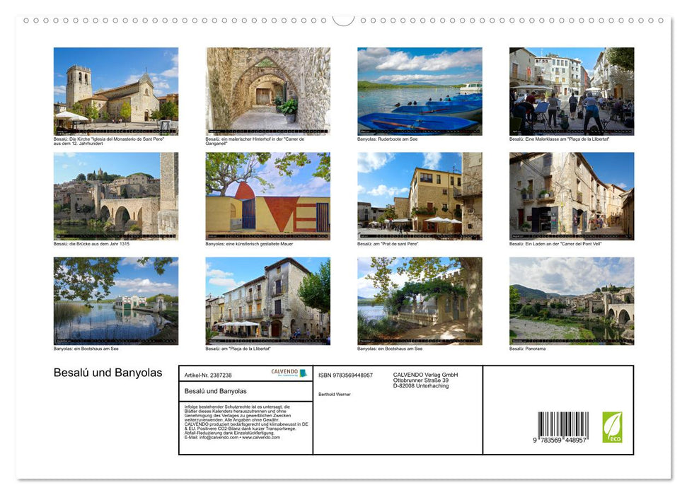 Besalú und Banyolas (CALVENDO Wandkalender 2027)