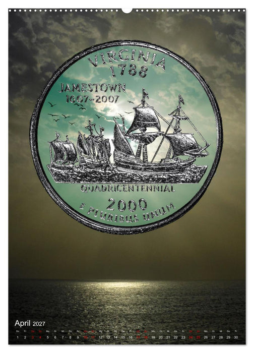 Münzen - Geld aus aller Welt (CALVENDO Wandkalender 2027)