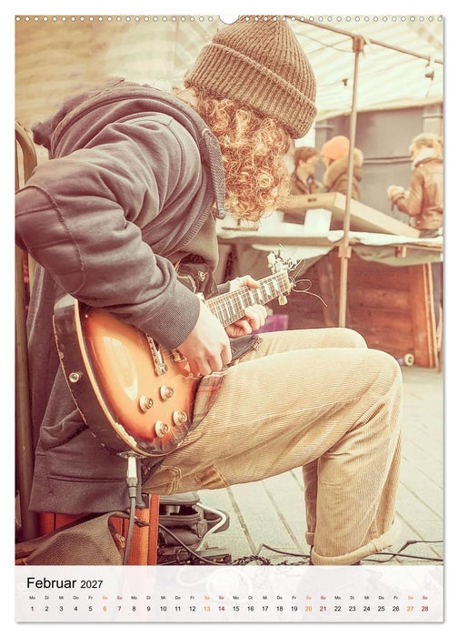 Gitarren Liebe (CALVENDO Premium Wandkalender 2027)