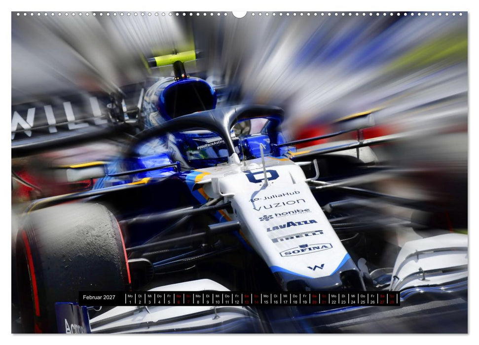 Vollgas in der Formel 1 (CALVENDO Premium Wandkalender 2027)