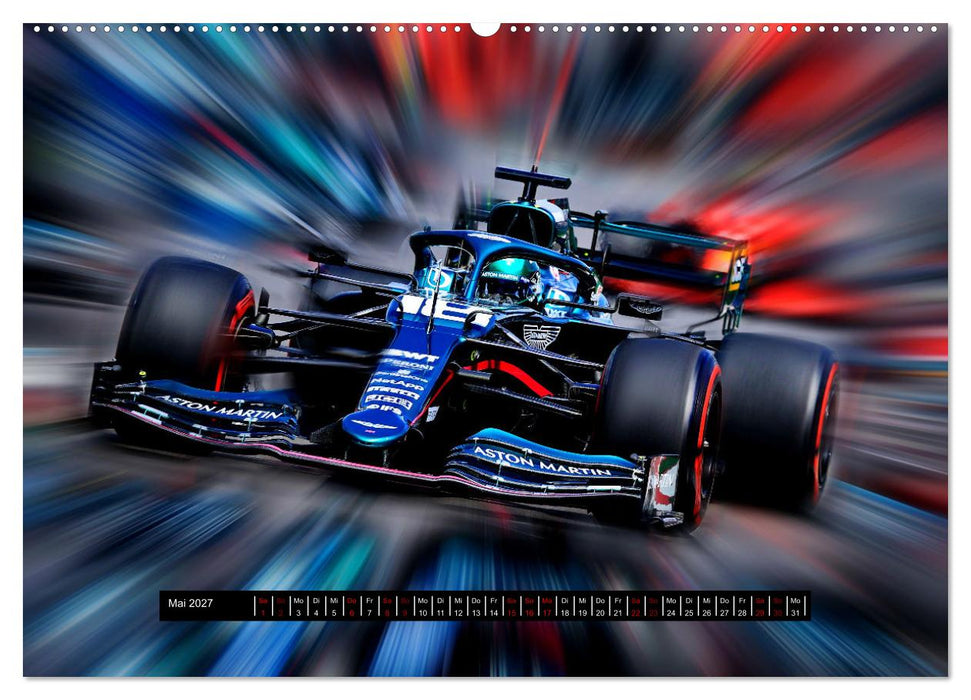 Vollgas in der Formel 1 (CALVENDO Premium Wandkalender 2027)