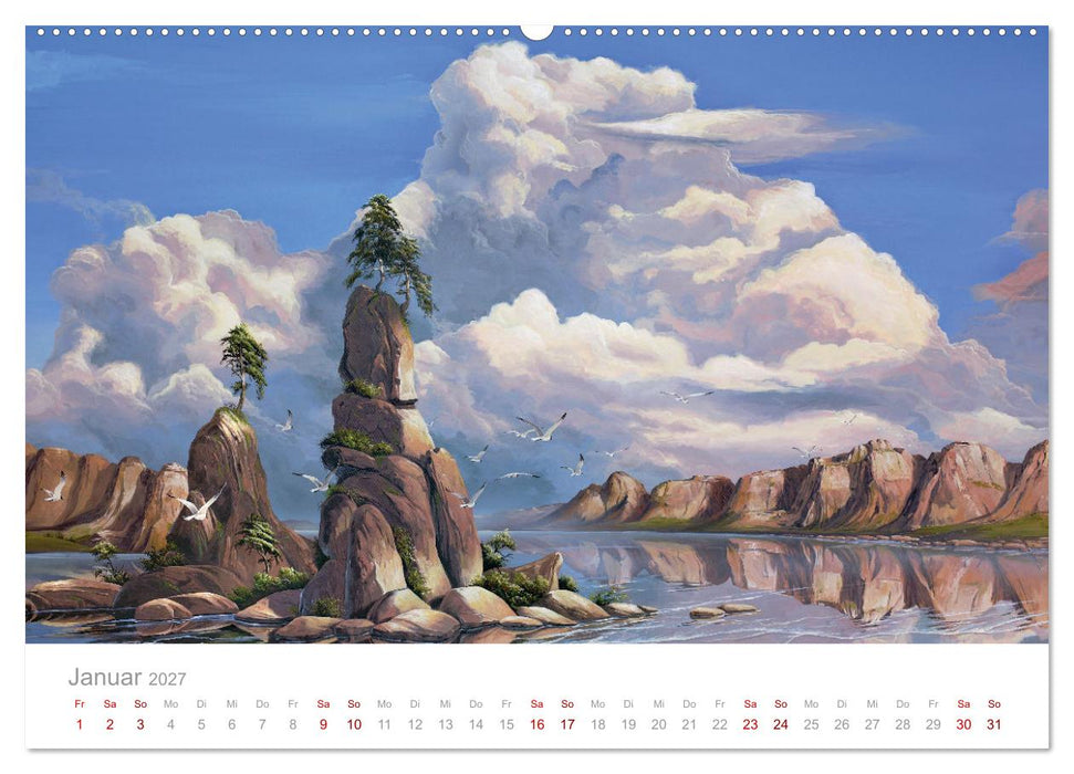 Paradise, Ausblicke und Träumereien (CALVENDO Wandkalender 2027)
