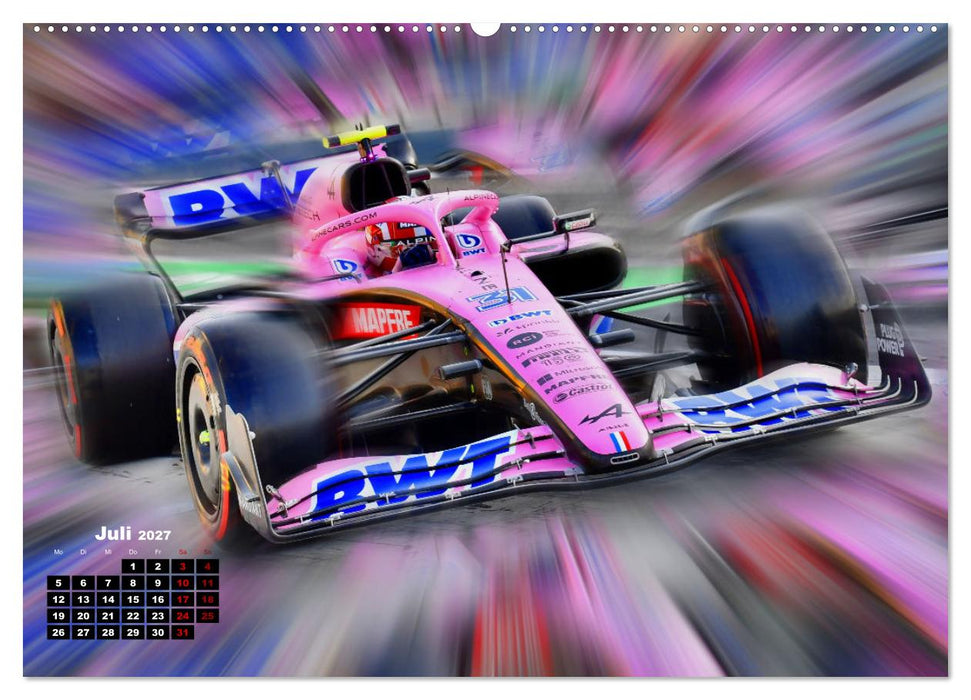 Leidenschaft Formel 1 (CALVENDO Premium Wandkalender 2027)