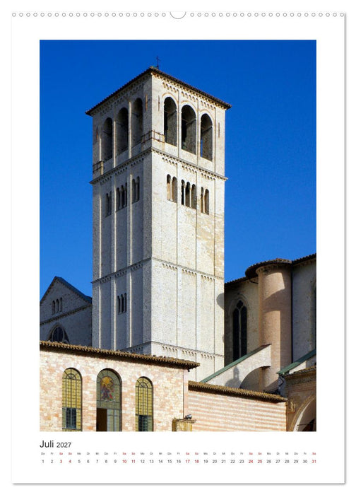 Assisi - Die Stadt zweier großer Heiliger (CALVENDO Premium Wandkalender 2027)