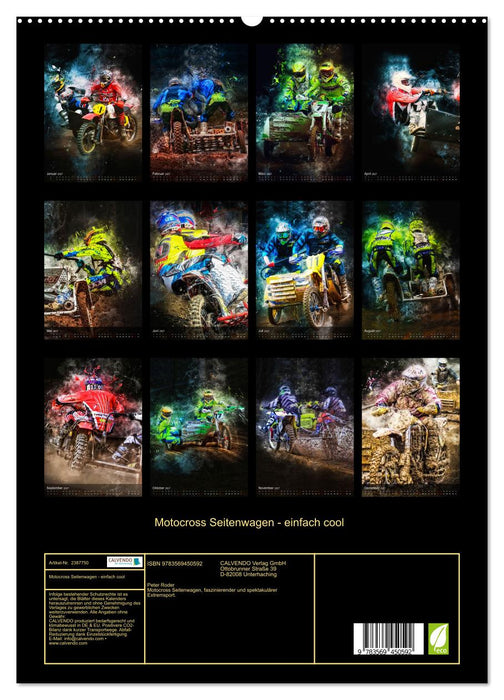 Motocross Seitenwagen - einfach cool (CALVENDO Premium Wandkalender 2027)