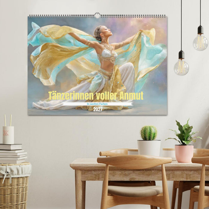Tänzerinnen voller Anmut - In sanften Farben (CALVENDO Wandkalender 2027)