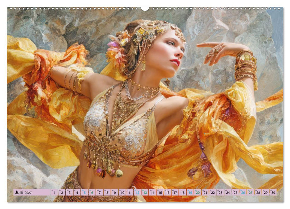 Tänzerinnen voller Anmut - In sanften Farben (CALVENDO Wandkalender 2027)