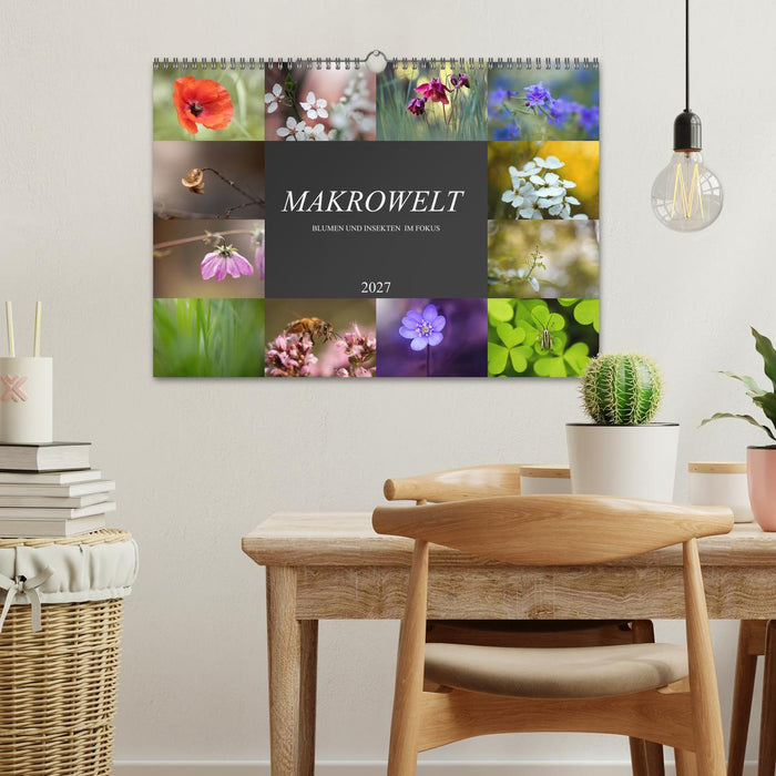 Makrowelt - Blumen und Insekten im Fokus (CALVENDO Wandkalender 2027)