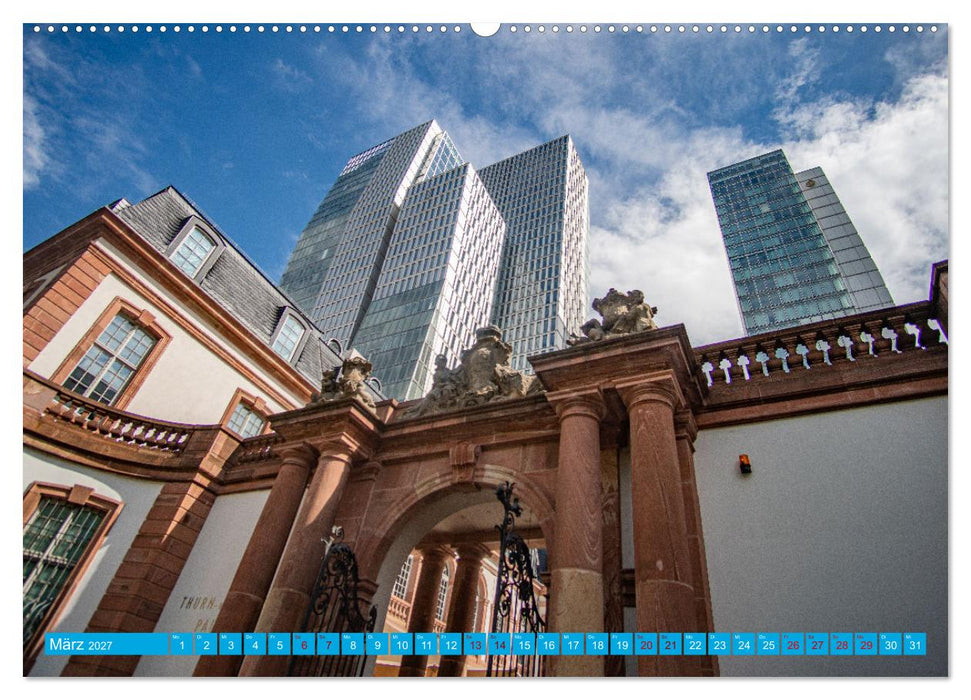 Towers of Frankfurt Fotokalender 2027 (CALVENDO Premium Wandkalender 2027)
