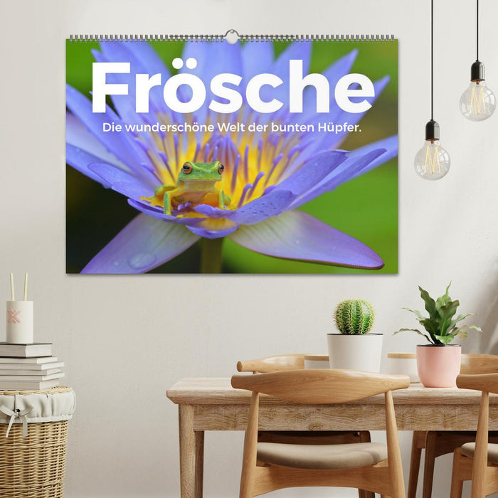 Frösche - Die wunderschöne Welt der bunten Hüpfer. (CALVENDO Wandkalender 2027)