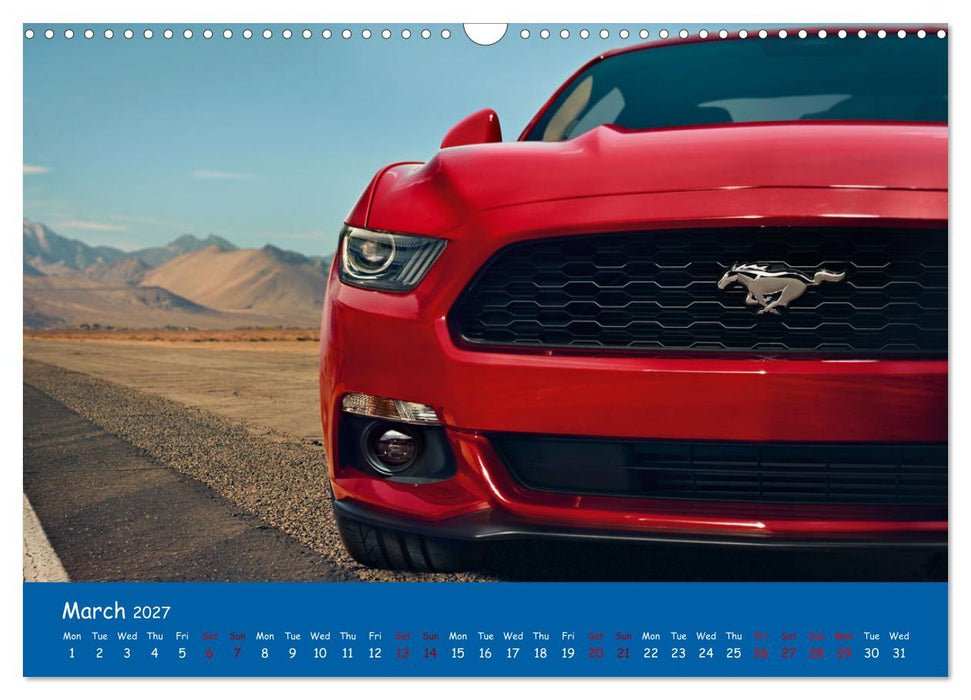 Great American cars (CALVENDO Monthly Calendar 2027)