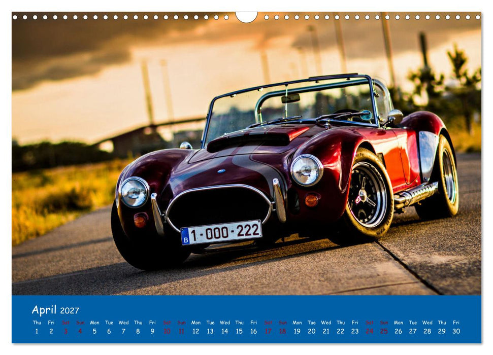 Great American cars (CALVENDO Monthly Calendar 2027)